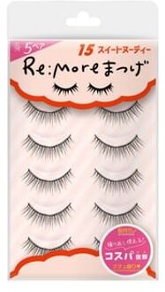 Re:More False Eyelashes 15 Nudy - 5 pairs