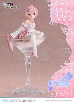 Re:ZERO Starting Life in Another World Prisma Wing PVC Statue 1/7 Ram Glass Edition 24 cm