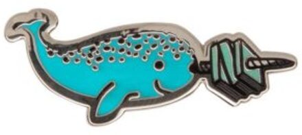 Read Like A Narwhal Enamel Pin