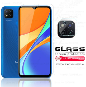 readmi 9c nfs glass camera lens protective glasses for xiaomi redmi 9c 9 c c9 nfc screen protector on redme redmy redmi9c 6.53"