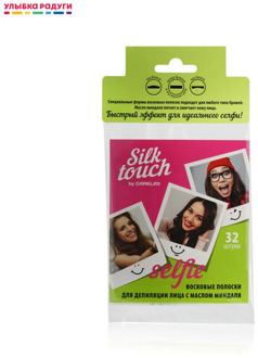 Ready to Use Strips Silk Touch 3113495 Восковые полоски Silk Touch для лица " Селфи " 32шт