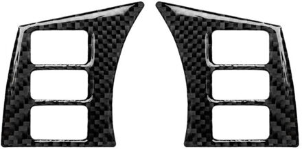Real Carbon Fiber Dashboard Interieur Molding Trim Stuurwiel Sticker Innerlijke Decoratieve Trims Voor Nissan 350Z stuurinrichting A