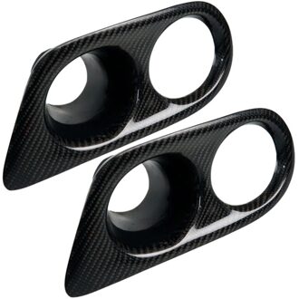 Real Carbon Mistlamp Cover Omringt Luchtkanaal Voor Bmw 3 Serie E46 M3 01-06