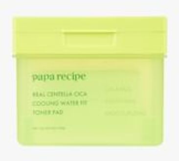 Real Centella Cica Cooling Water Fit Toner Pad 80 pads