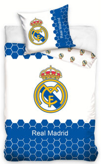 Real Dekbed real madrid blauw/wit: 140x2
