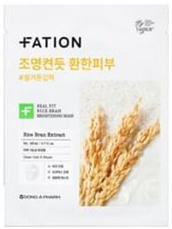 Real Fit Mask Set - 3 Types Rice Brightening