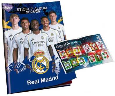Real Madrid 2025/26 Sticker Collection Album Set