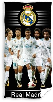 Real Madrid Badlaken real madrid zwart spelers 70x140 cm