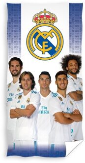 Real Madrid CF Badlaken real madrid blauw/wit spelers 70x140 cm