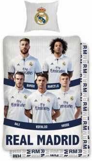 Real Madrid CF dekbedovertrek spelers, 140 x 200 cm