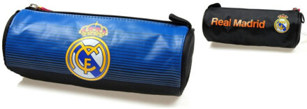 Real Madrid CF etui zwart/blauw rond