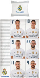 Real Madrid CF spelers dekbedovertrek, 140 x 200 cm