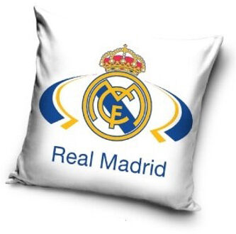 Real Madrid Kussen real madrid wit: 40x40 cm