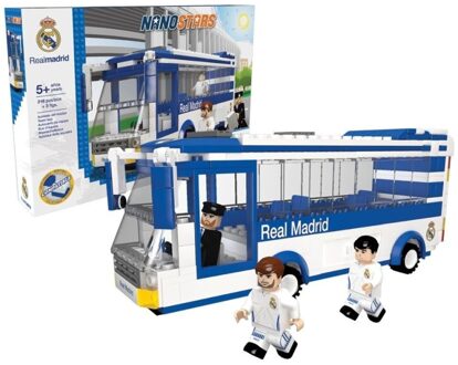 Real Madrid Nanostars Bouwset Spelersbus Real Madrid - 283 Stuks