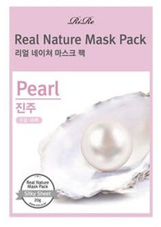 Real Nature Mask Pack (Pearl) 1pc - Sheetmasker