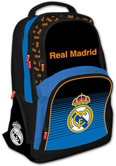 Real Rugzak real madrid zwart/blauw: 43x