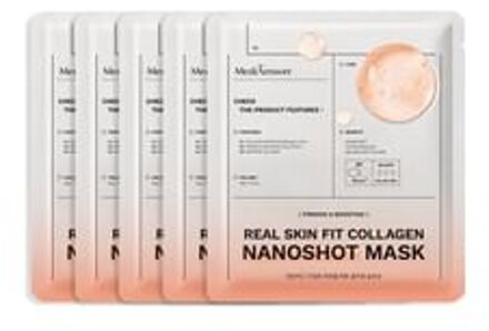 Real Skin Fit Collagen Nanoshot Mask Set 32g x 5 sheets