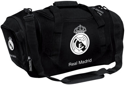 Real Sporttas real madrid zwart: 50x27x2 Tas