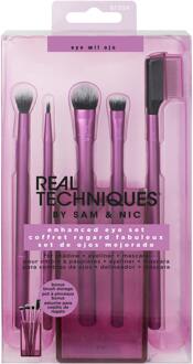 Real Techniques Enhanced Eye - kwastenset Paars - 000