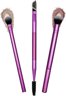 Real Techniques Eye Shade + Blend - kwastenset Paars - 000