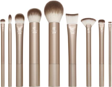 Real Techniques Penseel Real Techniques Au Naturel Complete Brush Kit 9 st