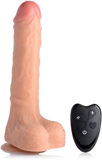 Real Thrust - Thrusting Siliconen Dildo met Afstandsbediening - Real Thrust - Thrusting Siliconen Dildo met Afstandsbediening