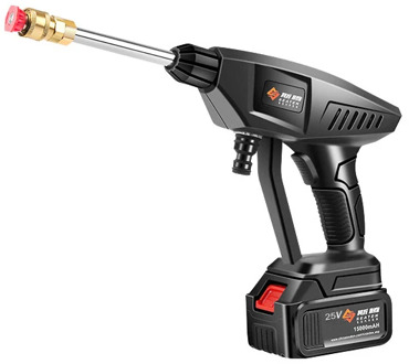 Real Wireless High Pressure Car Wash Water Gun 25V-15000mAh Lithium Battery High Pressure Washer Foam Generator Car Accessories