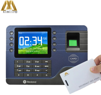 Realand TCP/IP Biometric Fingerprint Time Attendance A-C091 RFID Card Employee Time Clock Support P2P Function