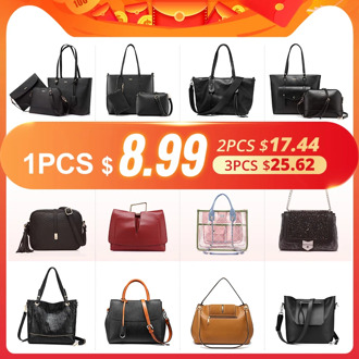 Realer brand design handbags women fashion tote bag high quality PU leather shoulder bags ladies zipper Messenger bag