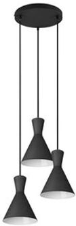 Reality Industriële Hanglamp Enzo - Metaal - Zwart