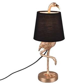 Reality Leuchten Tafellamp Lola Flamingo Goud 42cm