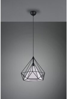 Reality Moderne Hanglamp Babette - Metaal - Zwart