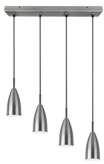 Reality Moderne Hanglamp Farin - Metaal - Grijs