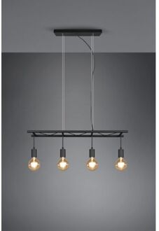 Reality Moderne Hanglamp Ladder - Metaal - Zwart