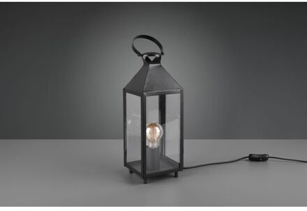 Reality Moderne Tafellamp Farola - Metaal - Zwart