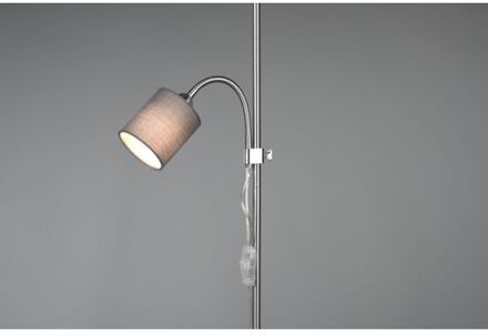 Reality Moderne Vloerlamp Owen - Metaal - Grijs