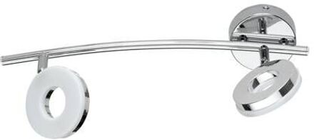 Reality RENNES 2x 4W chroom plafondlamp