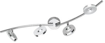 Reality RENNES 4x 4W chroom plafondlamp