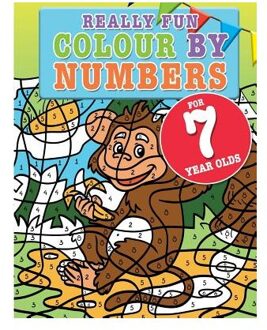 Really Fun Colour By Numbers For 7 Year Olds - Mickey MacIntyre