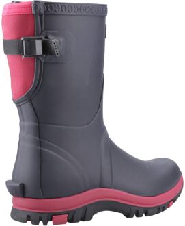 Realm Rubberen Dames Regenlaarzen Marineblauw/roze Navy - EU 42 / UK 8