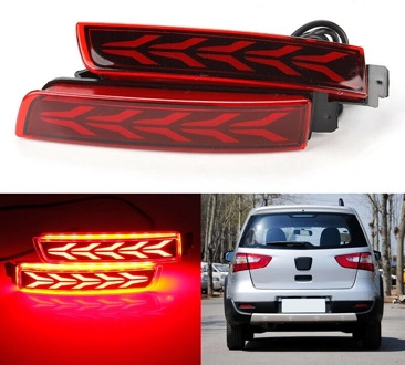Rear Bumper Reflector LED Tail Light Lamp Stop Lights Fog Light for Infiniti FX QX70 ESQ for Nissan LIVINA Quest Terra
