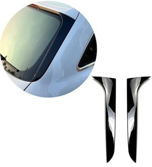 Rear Side Wing Dakspoiler Stickers Trim Cover Gloss Black Voor A4 B8 Travel Edition Allroad Avant