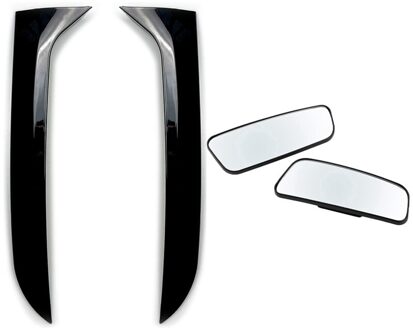 Rear Side Wing Vlag Spoilers Voor Tiguan MK1 2007 Trim & Auto Achteruitkijkspiegel 360 Graden Verstelbare Glas