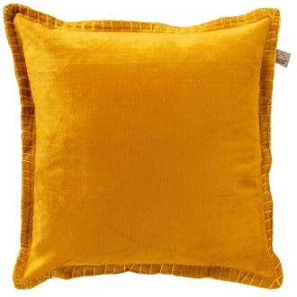 REBEL - Kussenhoes velvet 45x45 cm Golden Glow - geel