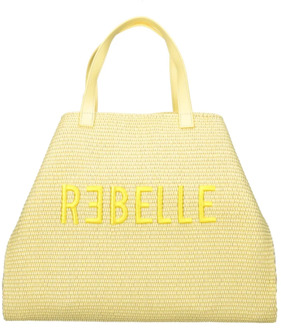 Rebelle Stro Handtas Ashanti Geel Rebelle , Yellow , Dames - ONE Size