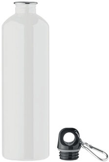 Rebig moss enkelwandige 750ml waterfles - maat One size Wit