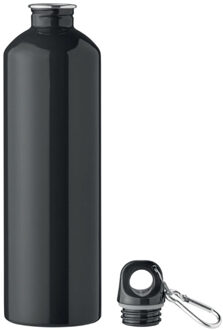 Rebig moss enkelwandige 750ml waterfles Zwart - One size