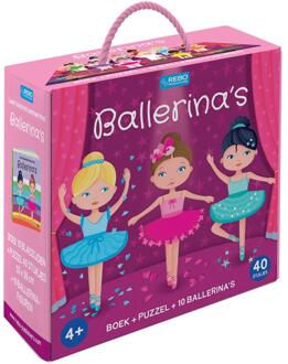 Rebo Ballerina - Boek-Puzzel- 10 figuren
