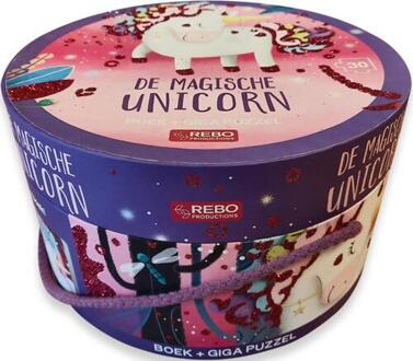 Rebo Magische Unicorn - Boek + Puzzel