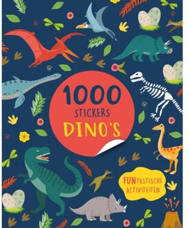Rebo Productions 1000 Stickers Dino's - Claire Sipi
